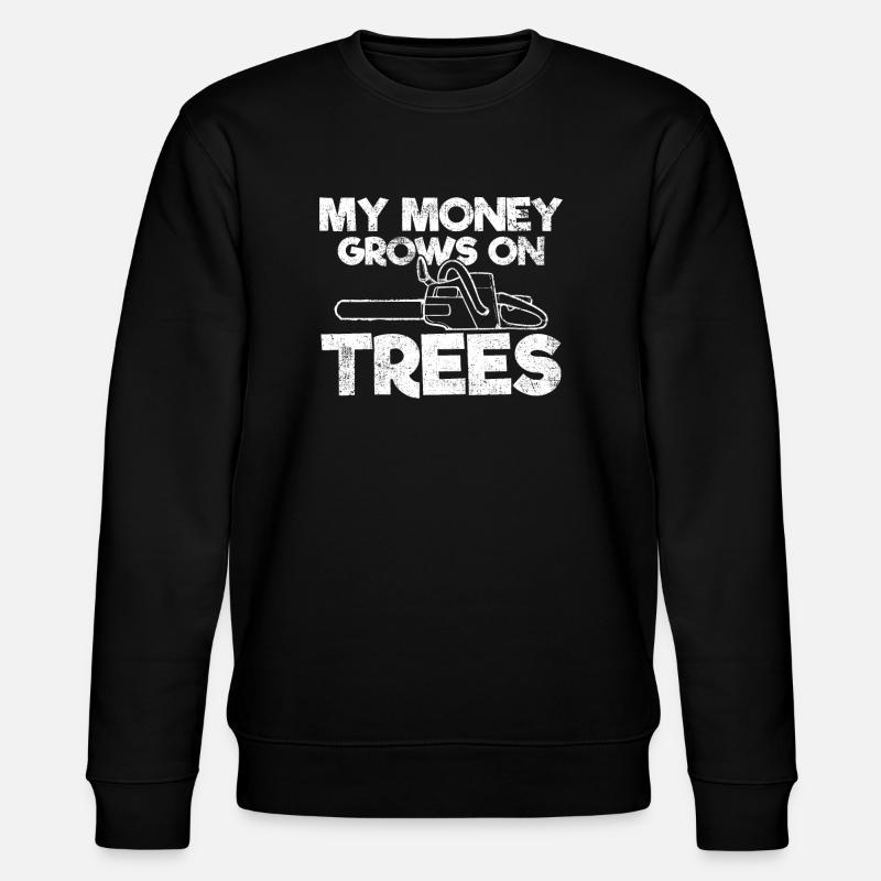 Arbres Arboriste Tronçonneuse - Sweat bio CHANGER Stanley/Stella Unisexe - noir