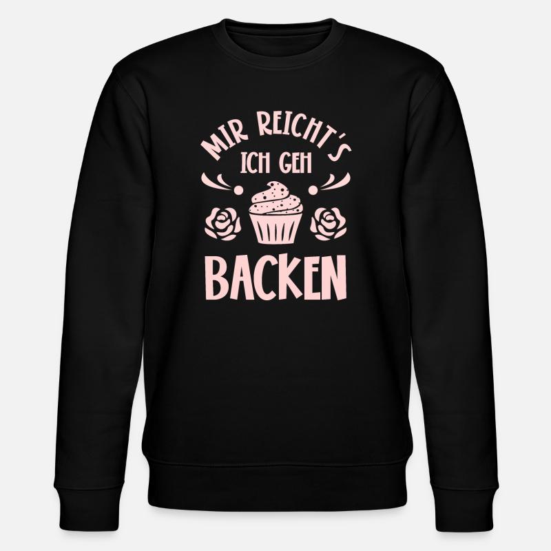 Backen Bäcker Bäckerin - Stanley/Stella Unisex Bio-Sweatshirt CHANGER  - Schwarz