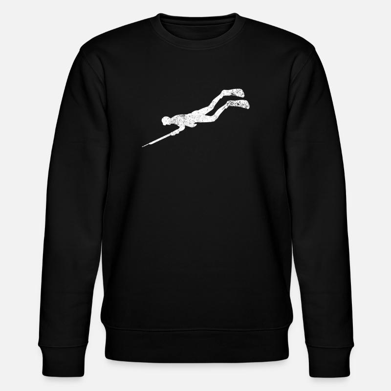 Pêche sous-marine Pêche Plongée - Sweat bio CHANGER Stanley/Stella Unisexe - noir