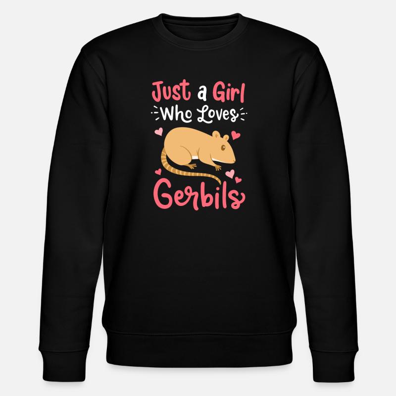 Gerbils Gerbil lovers - Stanley/Stella CHANGER Unisex Organic Sweatshirt - black