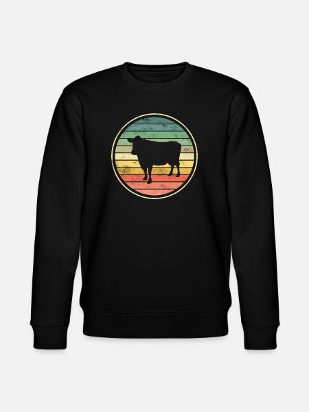 Kuh Kühe - Stanley/Stella Unisex Bio-Sweatshirt CHANGER - Schwarz