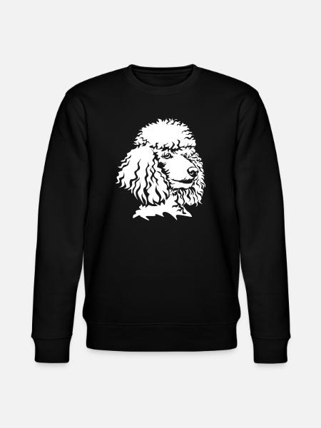 Poodle head "Black Edition" - Stanley/Stella CHANGER Unisex Organic Sweatshirt - black