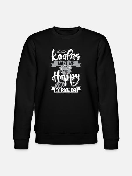 Koala - Stanley/Stella Unisex Bio-Sweatshirt CHANGER - Schwarz
