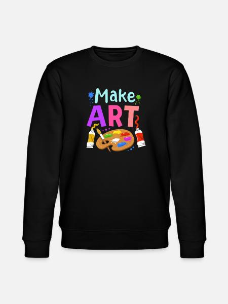 Kunst Künstler Kunstlehrer - Stanley/Stella Unisex Bio-Sweatshirt CHANGER  - Schwarz