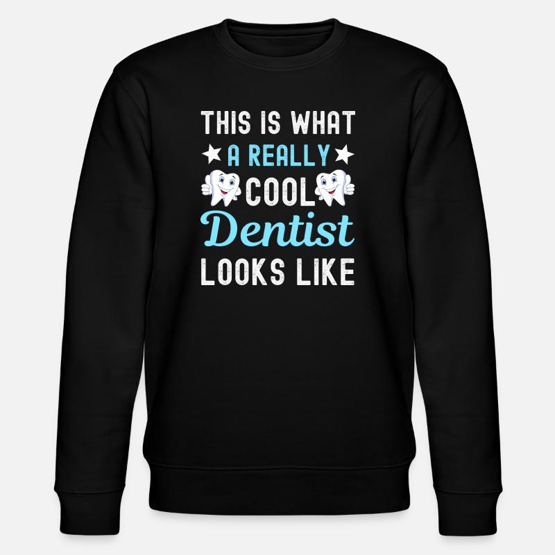 Dentiste dentiste - Sweat bio CHANGER Stanley/Stella Unisexe - noir