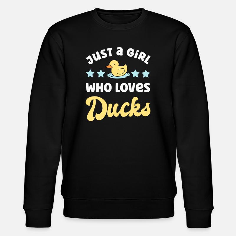 Duck Ducks - Stanley/Stella CHANGER Unisex Organic Sweatshirt - black