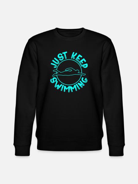 Schwimmen Schwimmer - Stanley/Stella Unisex Bio-Sweatshirt CHANGER - Schwarz