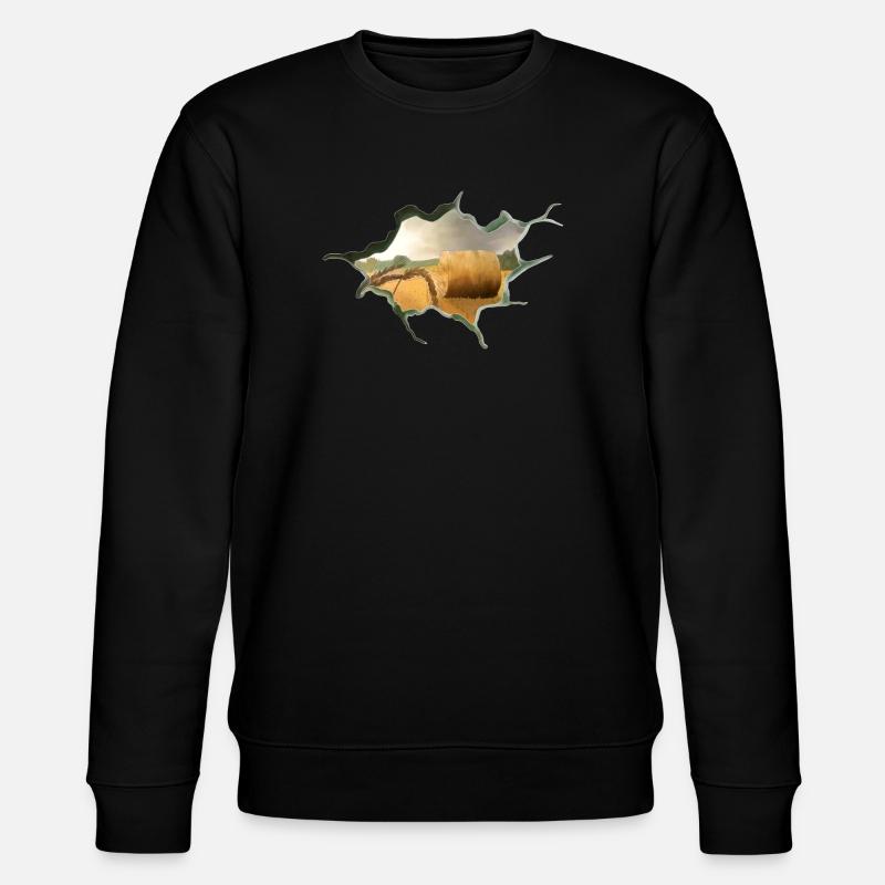 Durchbruch Ernte - Stanley/Stella Unisex Bio-Sweatshirt CHANGER  - Schwarz