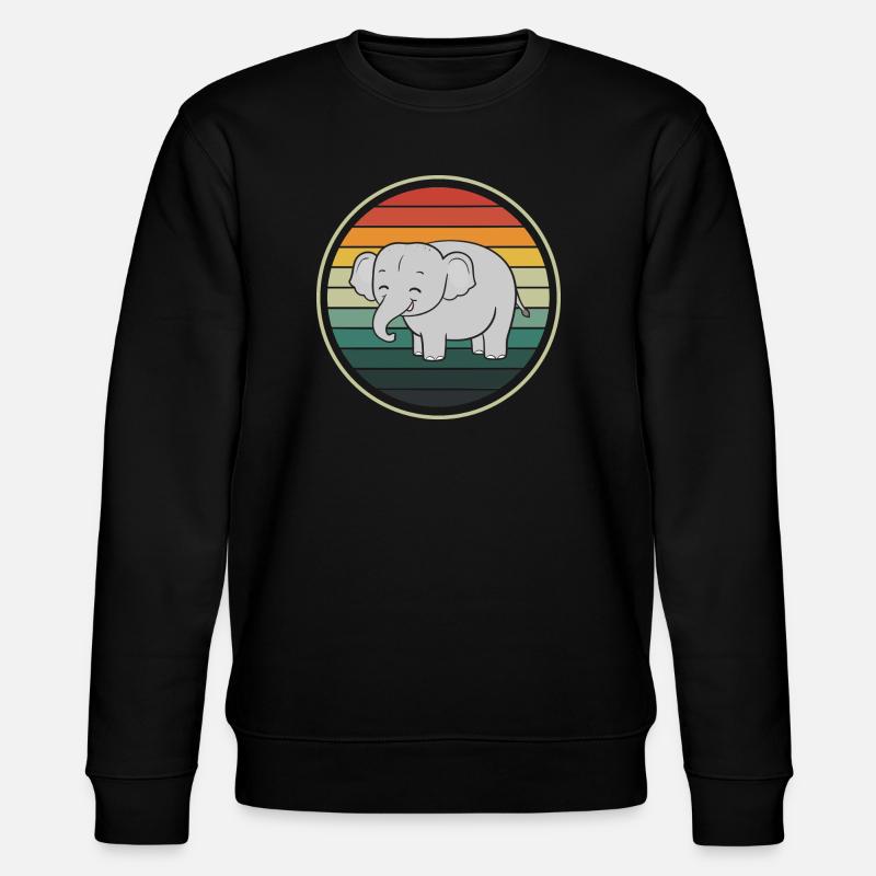 Eléphant éléphant - Sweat bio CHANGER Stanley/Stella Unisexe - noir