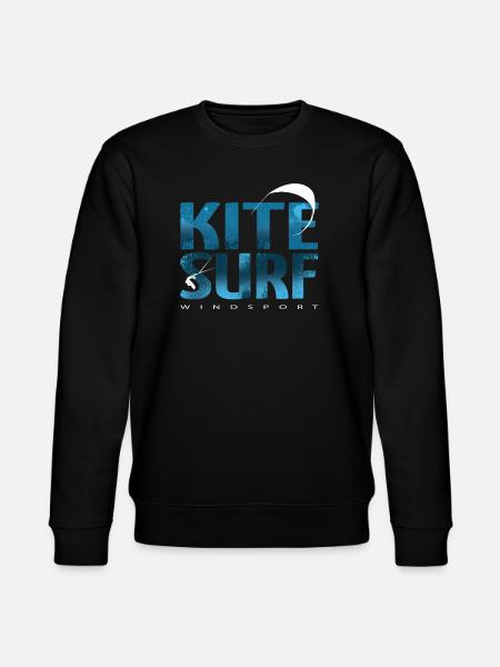 KITESURF 2021 blue - Stanley/Stella CHANGER Unisex Organic Sweatshirt - black