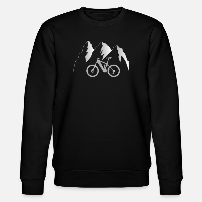 e VTT, Sentier alpin - Sweat bio CHANGER Stanley/Stella Unisexe - noir
