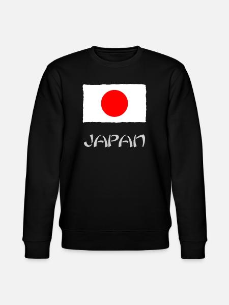 FLAG. JAPAN. JAPAN. ASIEN. ASIATISK. SPORT - Stanley/Stella økologisk unisex-sweatshirt CHANGER  - sort