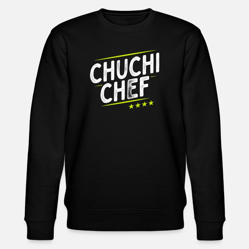 Küchenchef - Chuchi Chef - Schweizerdeutsch - Stanley/Stella Unisex Bio-Sweatshirt CHANGER - Schwarz