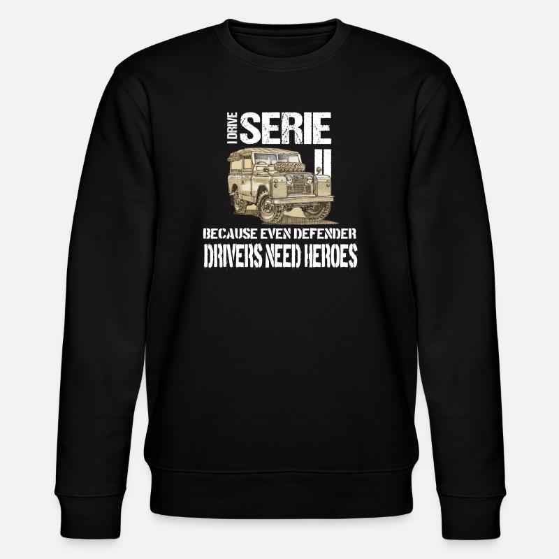 Serie SII Defender Hero Gift Dad - Stanley/Stella Unisex Bio-Sweatshirt CHANGER  - Schwarz