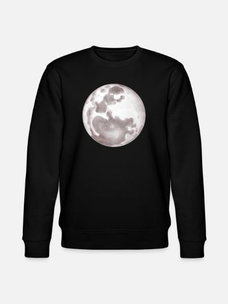 Vollmond Werwolf Halloween Fantasy Shirt - Stanley/Stella Unisex Bio-Sweatshirt CHANGER  - Schwarz