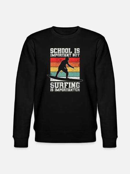 Surfen Surfer - Stanley/Stella Unisex Bio-Sweatshirt CHANGER - Schwarz