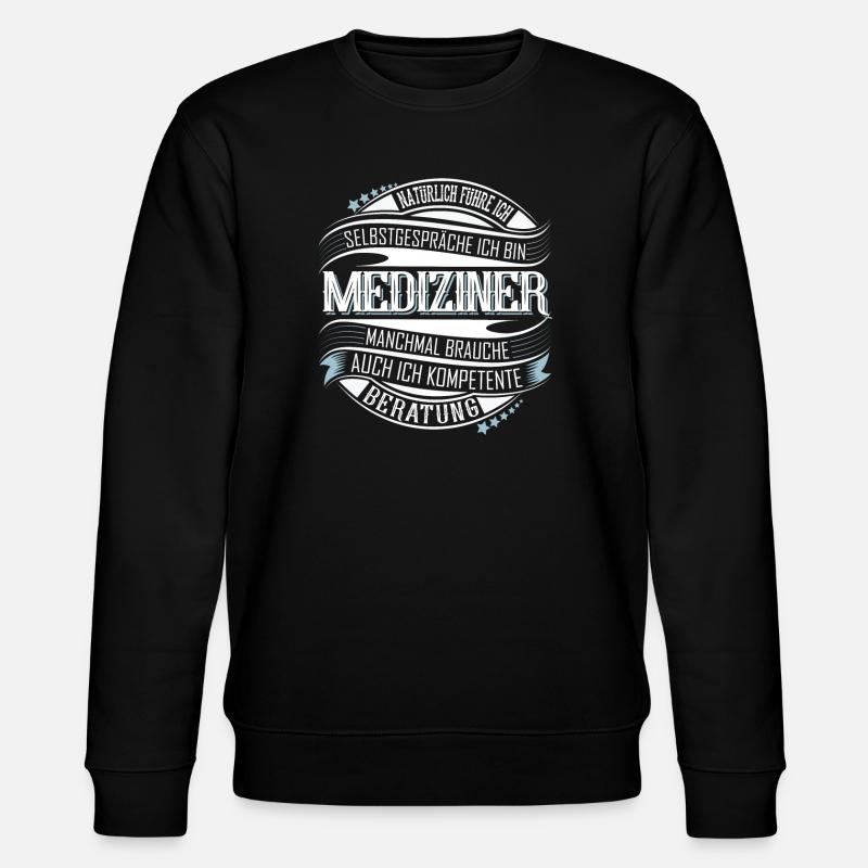 Mediziner - Stanley/Stella Unisex Bio-Sweatshirt CHANGER  - Schwarz
