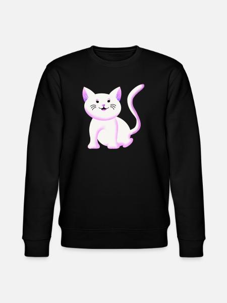 Cute kitten | Cat | Gift - Stanley/Stella CHANGER Unisex Organic Sweatshirt - black