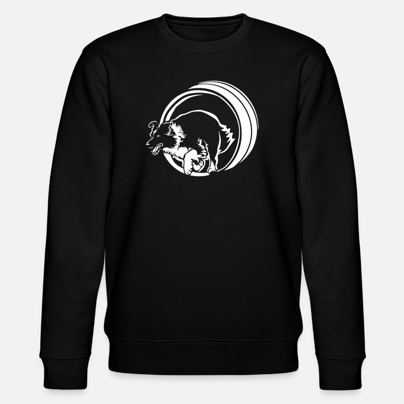 Border Collie « Black Edition » - Sweat bio CHANGER Stanley/Stella Unisexe - noir