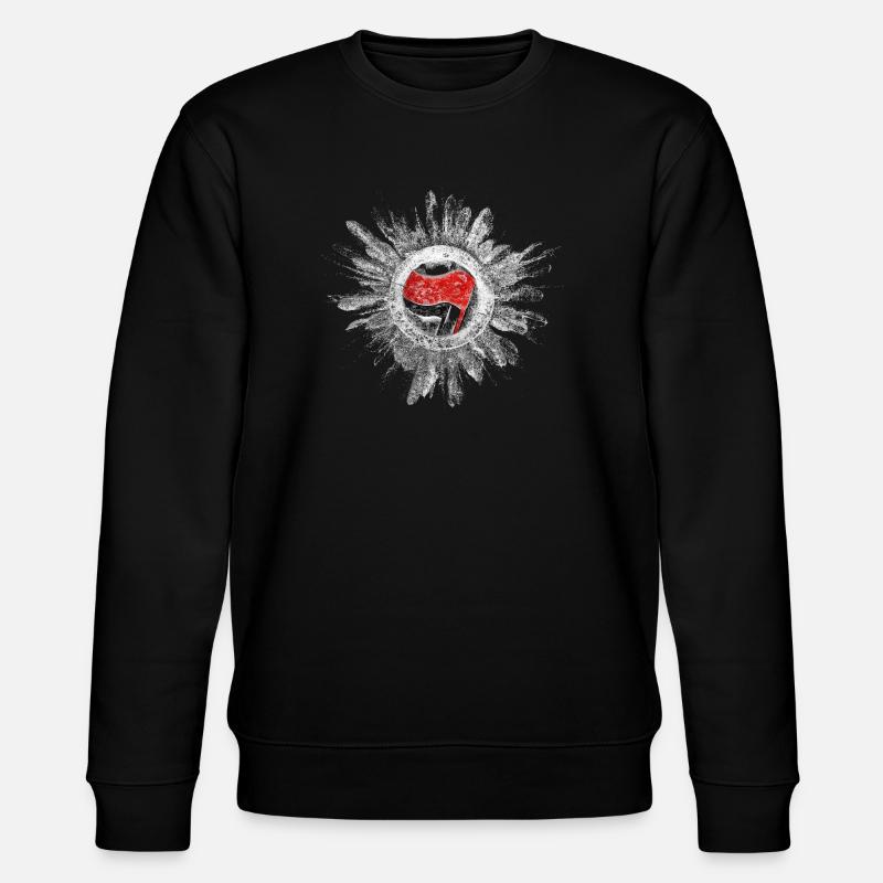 Antifa Advect - Stanley/Stella Unisex Bio-Sweatshirt CHANGER  - Schwarz