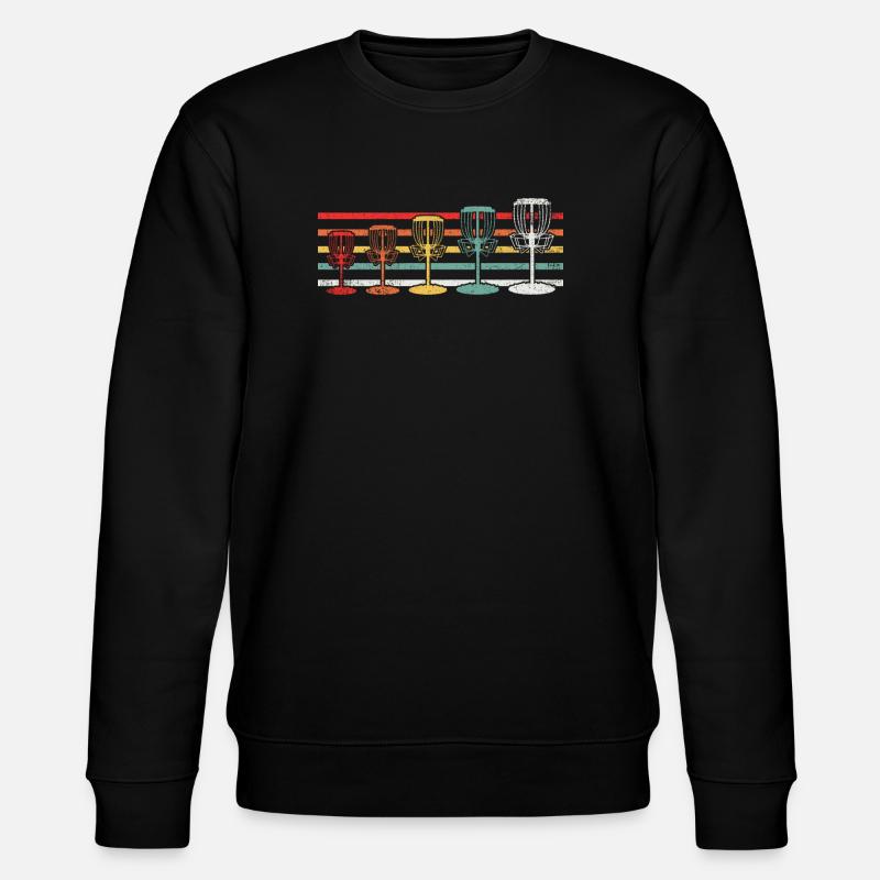 Discgolf Frisbee - Stanley/Stella Unisex Bio-Sweatshirt CHANGER - Schwarz