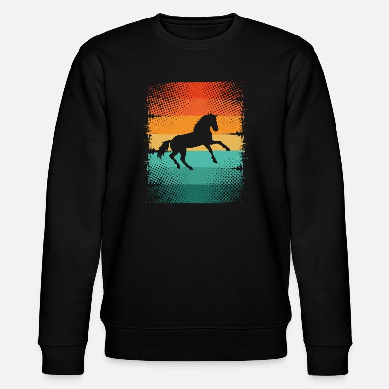 Cheval - Sweat bio CHANGER Stanley/Stella Unisexe - noir