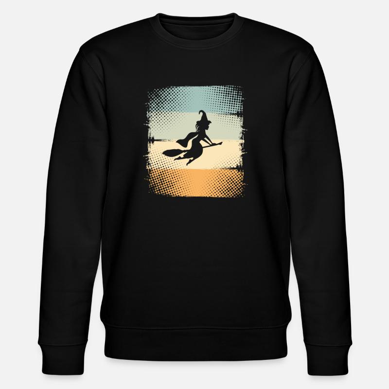 Hexe - Stanley/Stella Unisex Bio-Sweatshirt CHANGER  - Schwarz