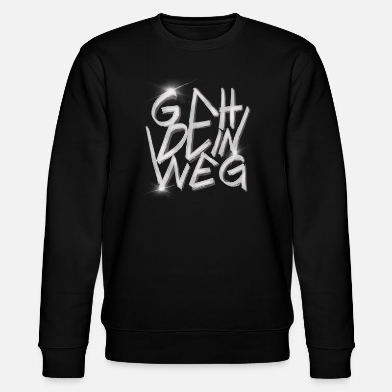 GO YOUR WAY Graffiti - Stanley/Stella CHANGER Unisex Organic Sweatshirt - black