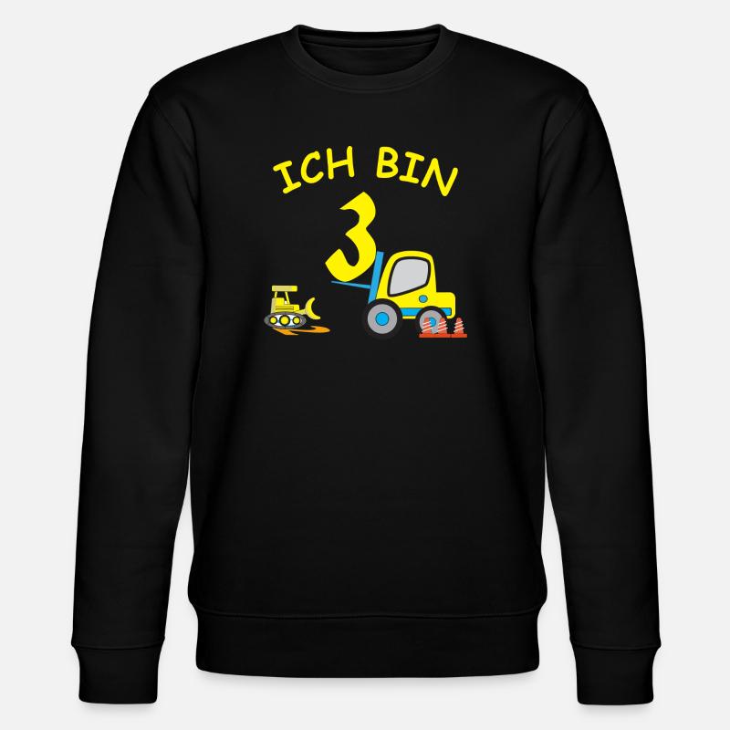 Ich bin 3 - Stanley/Stella Unisex Bio-Sweatshirt CHANGER - Schwarz
