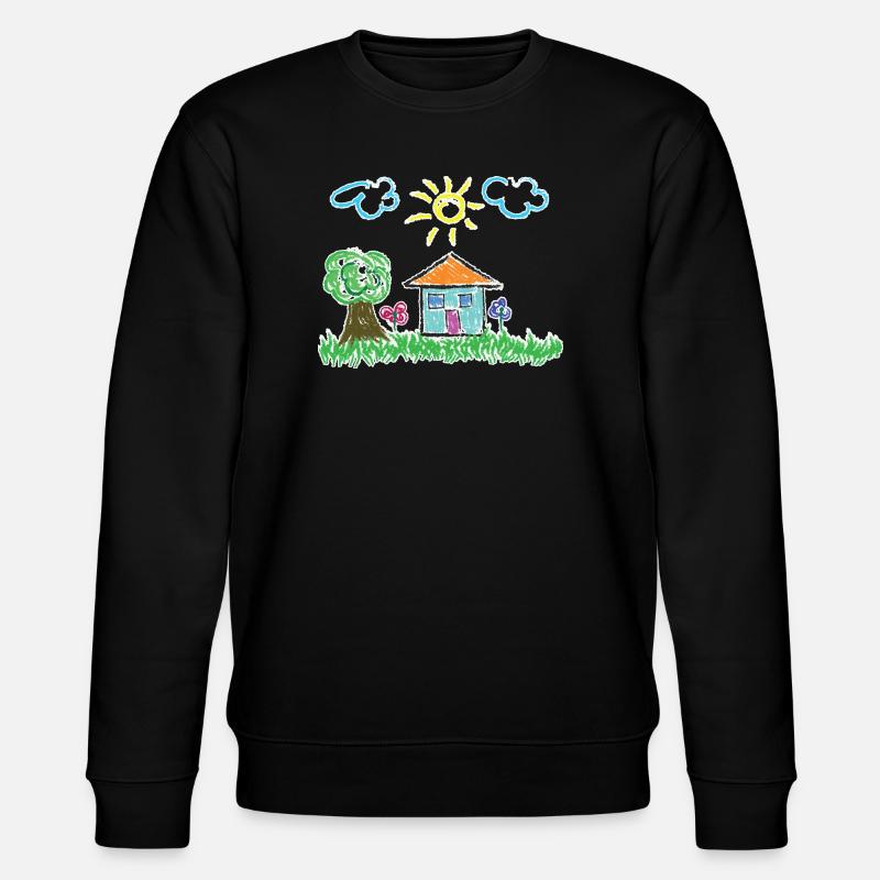 Dessin Enfants Soleil - Sweat bio CHANGER Stanley/Stella Unisexe - noir