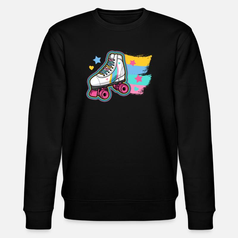 Rollschuhe Rollschuhläufer - Stanley/Stella Unisex Bio-Sweatshirt CHANGER  - Schwarz
