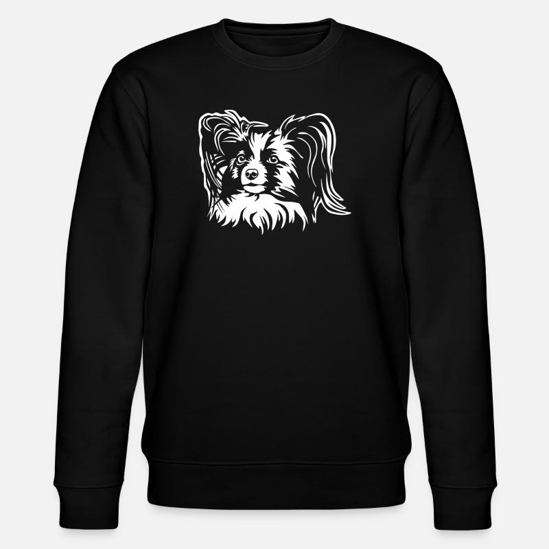 Papillon Kopf "Black Edition" - Stanley/Stella Unisex Bio-Sweatshirt CHANGER - Schwarz