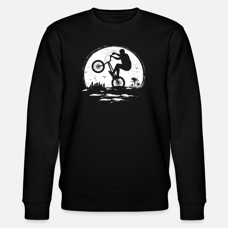 BMX Urban Artwork Lune - Sweat bio CHANGER Stanley/Stella Unisexe - noir