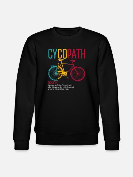 Cyclopath: Free-Ride Bicycle Artwork - Stanley/Stella CHANGER Unisex Organic Sweatshirt - black