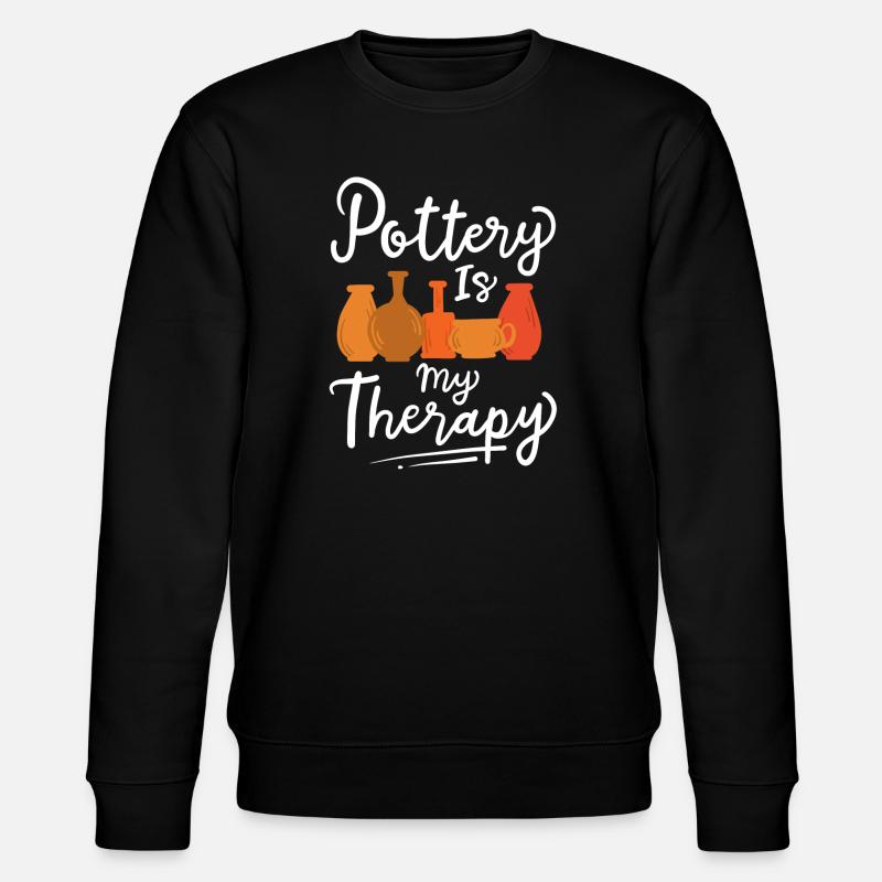 Keramik Töpfern - Stanley/Stella Unisex Bio-Sweatshirt CHANGER  - Schwarz