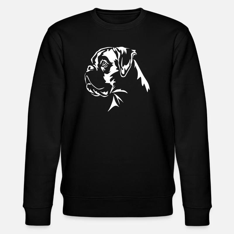 Boxer Head « Black Edition » - Sweat bio CHANGER Stanley/Stella Unisexe - noir