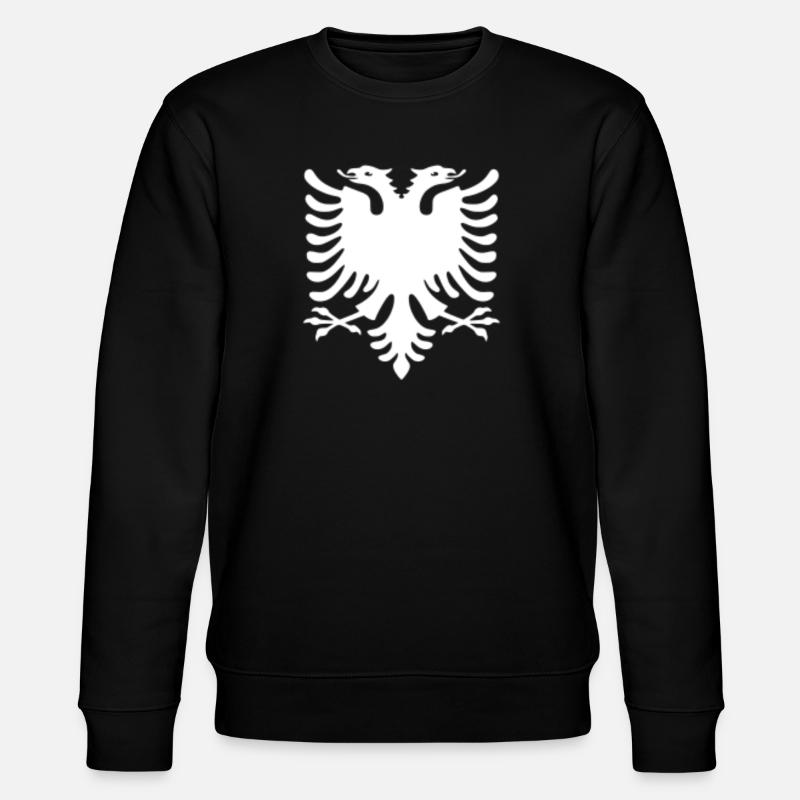Albania - Stanley/Stella Unisex Bio-Sweatshirt CHANGER  - Schwarz