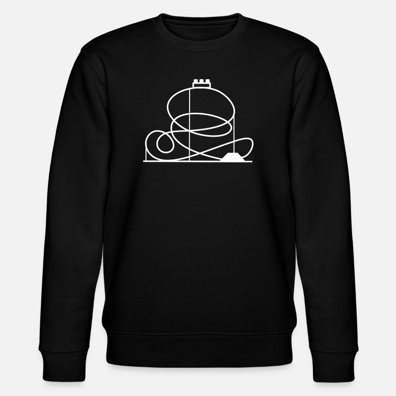 Roller coaster - Stanley/Stella CHANGER Unisex Organic Sweatshirt - black