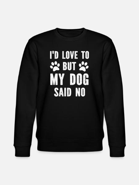 Dog Dogs - Stanley/Stella CHANGER Unisex Organic Sweatshirt - black