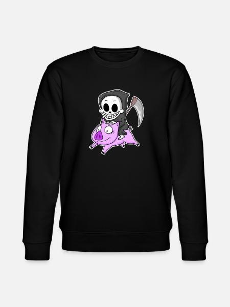 Faucheuse et Cochon - Sweat bio CHANGER Stanley/Stella Unisexe - noir