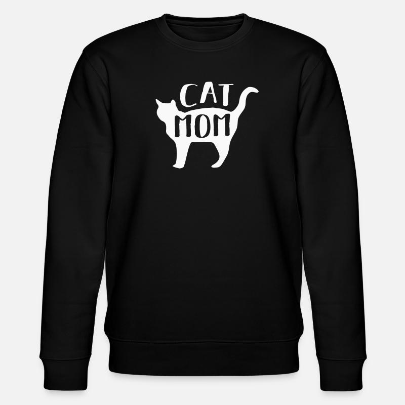 Katze Katzen - Stanley/Stella Unisex Bio-Sweatshirt CHANGER  - Schwarz