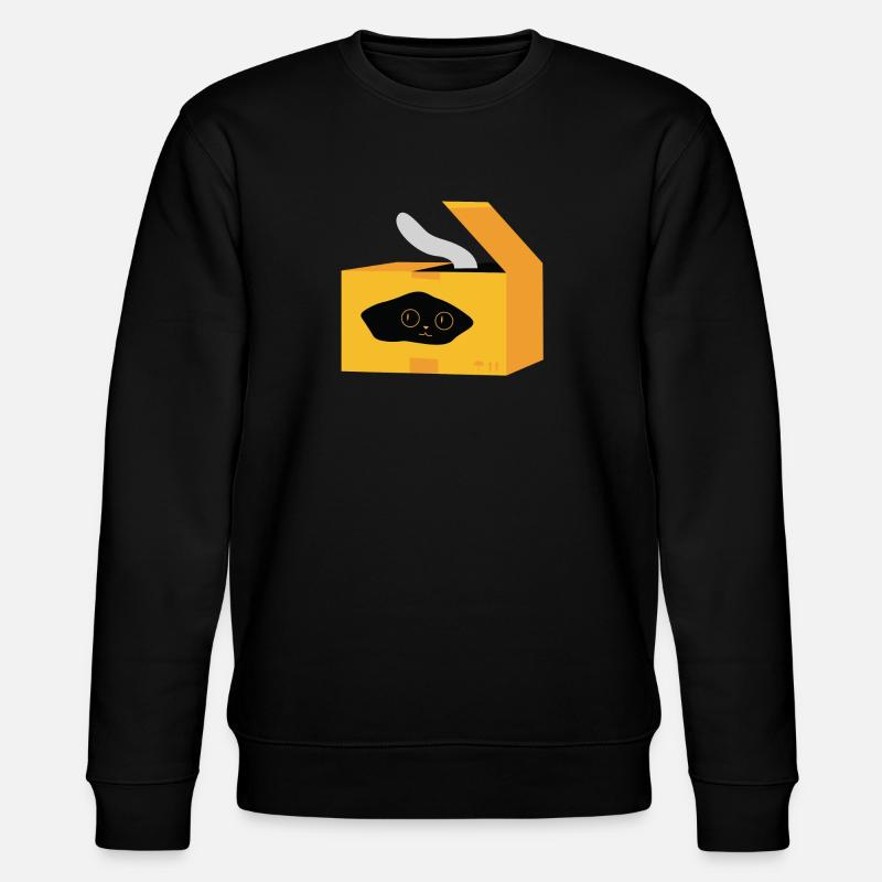 Katt und Verpackungsdesign - Stanley/Stella Unisex Bio-Sweatshirt CHANGER  - Schwarz