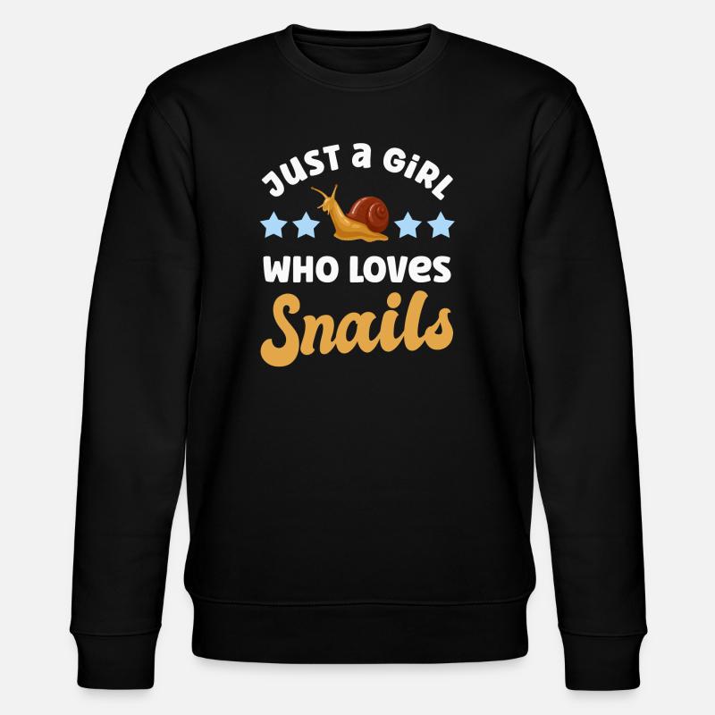Snail snails - Stanley/Stella CHANGER Unisex Organic Sweatshirt - black