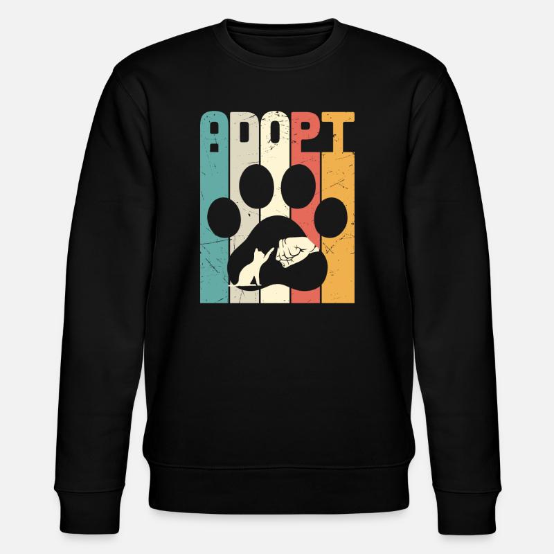 Adopter le chat - Sweat bio CHANGER Stanley/Stella Unisexe - noir