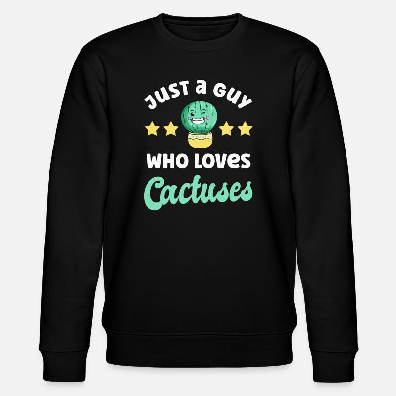 Cactus Cacti - Sweat bio CHANGER Stanley/Stella Unisexe - noir