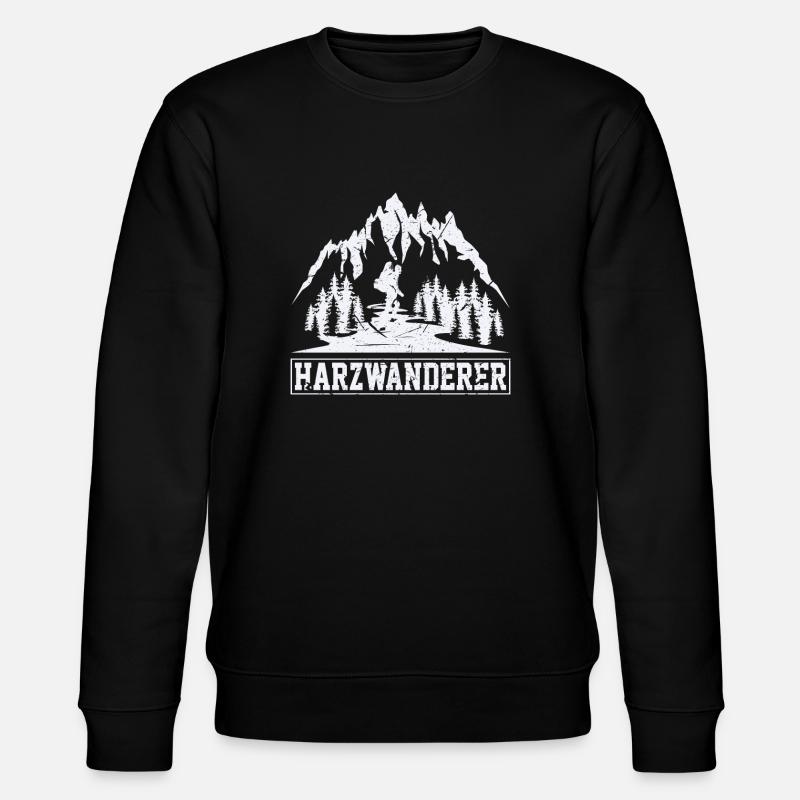 Harzwanderer - Stanley/Stella Unisex Bio-Sweatshirt CHANGER  - Schwarz
