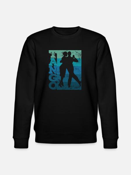 Tango Argentino Retro Vintage Tango Vals Dance - Stanley/Stella CHANGER Unisex Organic Sweatshirt - black
