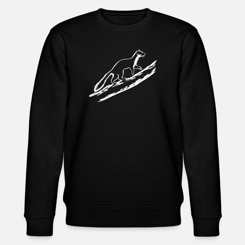 Martre la nuit - Sweat bio CHANGER Stanley/Stella Unisexe - noir