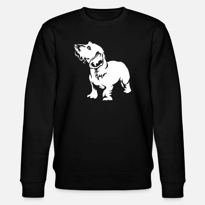 Dackel "Black Edition" - Stanley/Stella Unisex Bio-Sweatshirt CHANGER  - Schwarz
