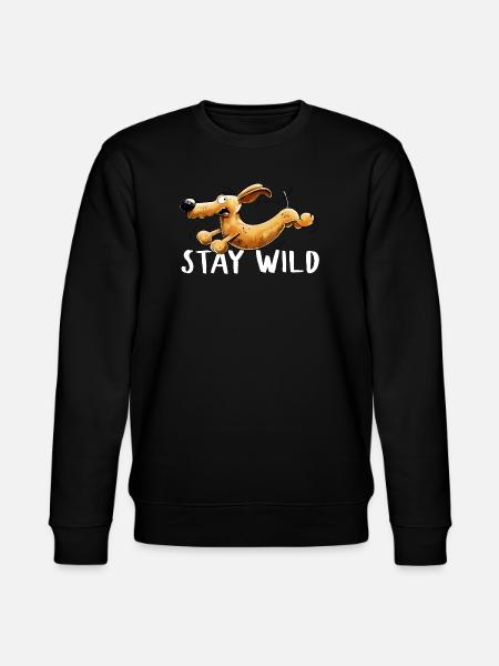 Teckel sauvage I Teckel I Chien - Sweat bio CHANGER Stanley/Stella Unisexe - noir